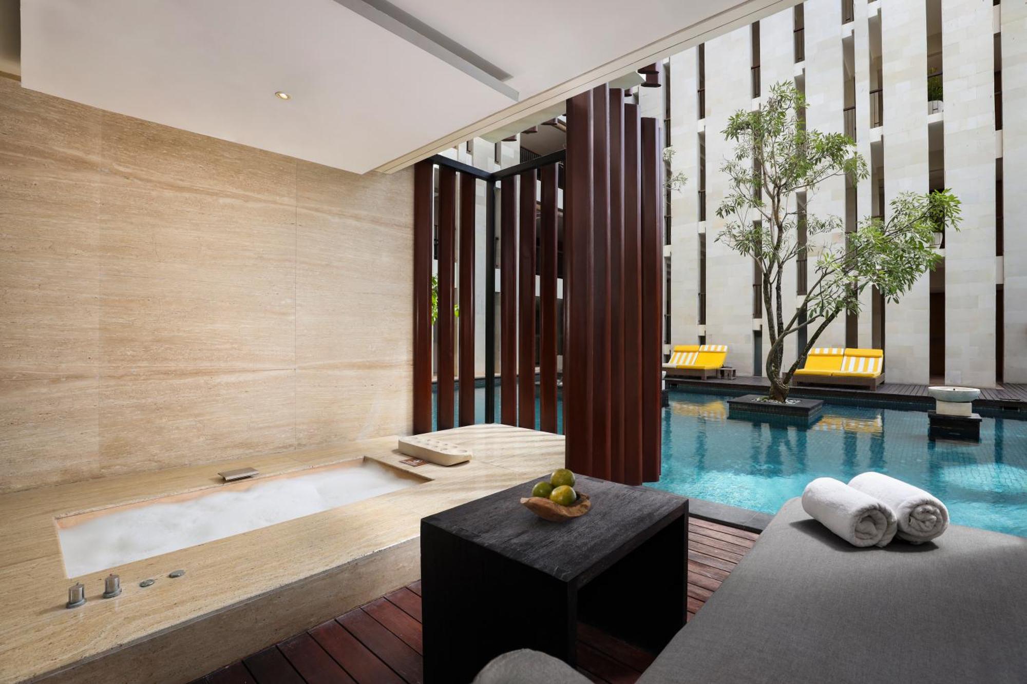Seminyak Pool King Suite Balcony